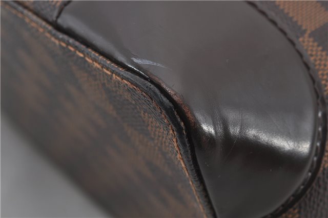 Authentic Louis Vuitton Damier Hampstead MM Shoulder Tote Bag N51204 LV 0314F