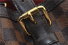 Authentic Louis Vuitton Damier Hampstead MM Shoulder Tote Bag N51204 LV 0314F