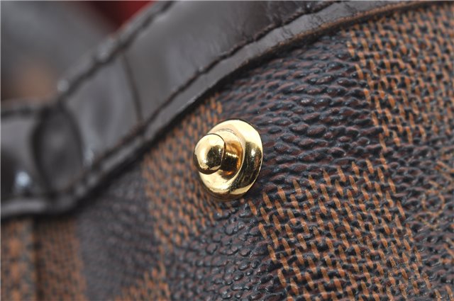 Authentic Louis Vuitton Damier Hampstead MM Shoulder Tote Bag N51204 LV 0314F