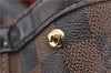 Authentic Louis Vuitton Damier Hampstead MM Shoulder Tote Bag N51204 LV 0314F