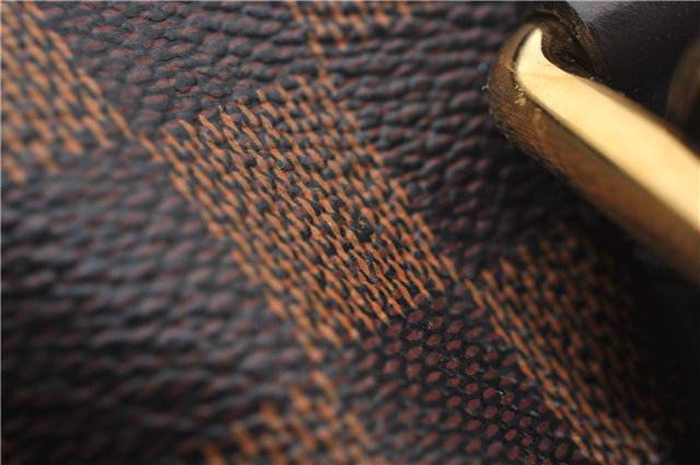 Authentic Louis Vuitton Damier Hampstead MM Shoulder Tote Bag N51204 LV 0314F