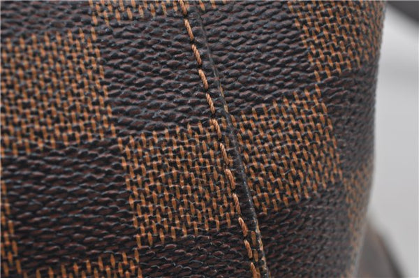 Authentic Louis Vuitton Damier Hampstead MM Shoulder Tote Bag N51204 LV 0314F