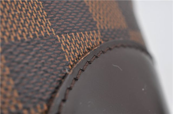 Authentic Louis Vuitton Damier Hampstead MM Shoulder Tote Bag N51204 LV 0314F