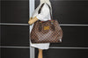 Authentic Louis Vuitton Damier Hampstead MM Shoulder Tote Bag N51204 LV 0314F