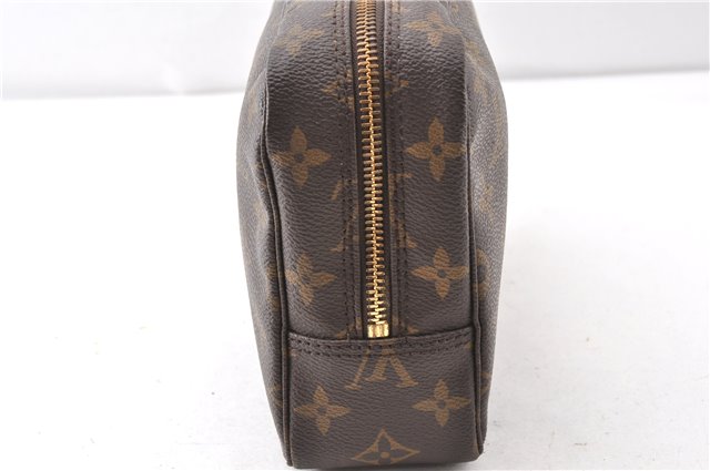 Auth Louis Vuitton Monogram Trousse Toilette 23 Clutch Hand Bag M47524 LV 0314G