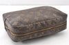 Auth Louis Vuitton Monogram Trousse Toilette 23 Clutch Hand Bag M47524 LV 0314G