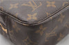 Auth Louis Vuitton Monogram Trousse Toilette 23 Clutch Hand Bag M47524 LV 0314G