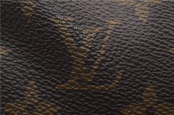 Auth Louis Vuitton Monogram Trousse Toilette 23 Clutch Hand Bag M47524 LV 0314G