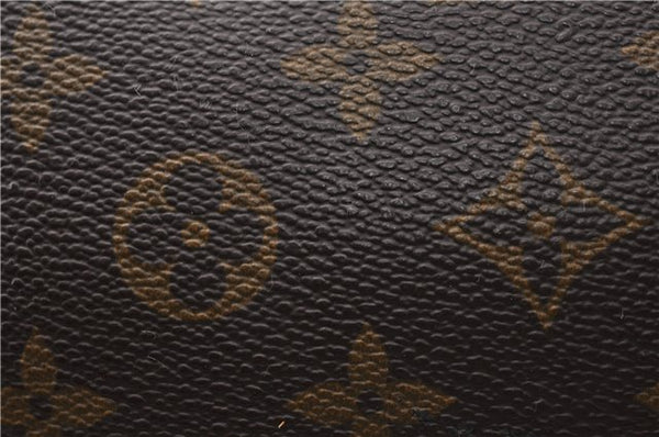 Auth Louis Vuitton Monogram Trousse Toilette 23 Clutch Hand Bag M47524 LV 0314G