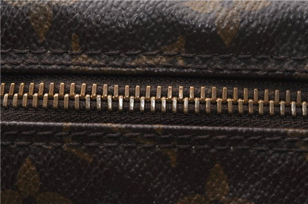 Auth Louis Vuitton Monogram Trousse Toilette 23 Clutch Hand Bag M47524 LV 0314G