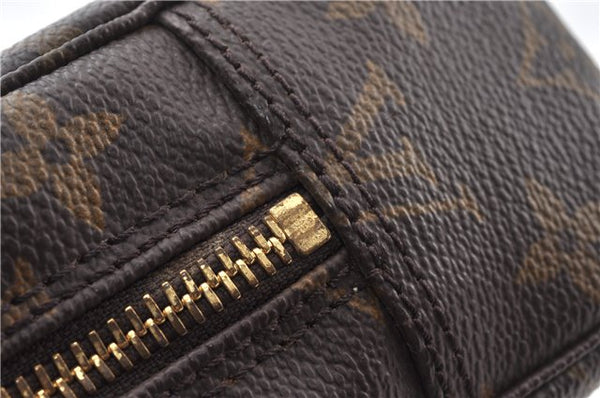Auth Louis Vuitton Monogram Trousse Toilette 23 Clutch Hand Bag M47524 LV 0314G
