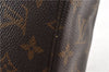Auth Louis Vuitton Monogram Trousse Toilette 23 Clutch Hand Bag M47524 LV 0314G