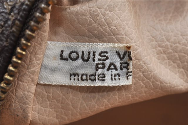 Auth Louis Vuitton Monogram Trousse Toilette 23 Clutch Hand Bag M47524 LV 0314G