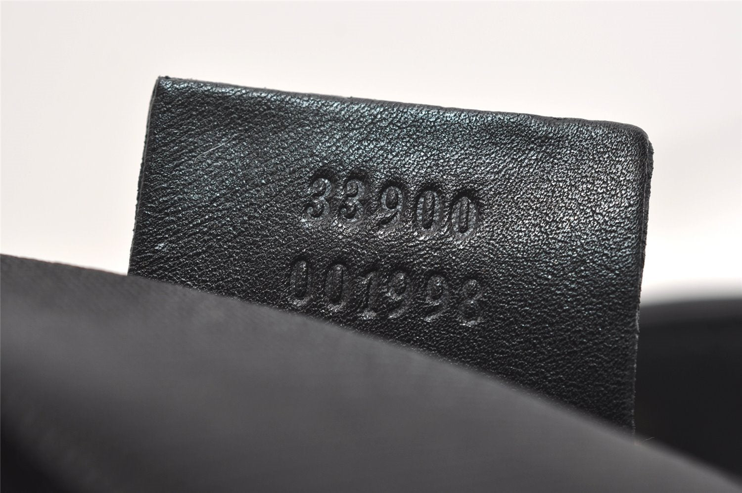 Authentic GUCCI Vintage Shoulder Bag GG Canvas Leather 33900 Black Junk 0314I