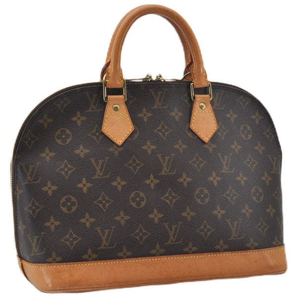Authentic Louis Vuitton Monogram Alma Hand Bag Purse M51130 LV 0315F