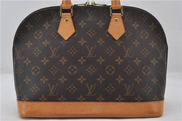 Authentic Louis Vuitton Monogram Alma Hand Bag Purse M51130 LV 0315F