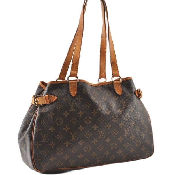Authentic Louis Vuitton Monogram Batignolles Horizontal Tote Bag M51154 LV 0315G