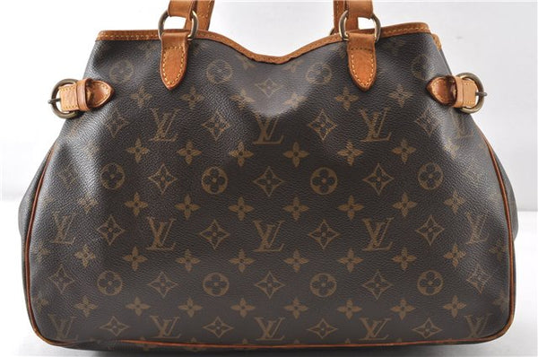 Authentic Louis Vuitton Monogram Batignolles Horizontal Tote Bag M51154 LV 0315G