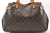 Authentic Louis Vuitton Monogram Batignolles Horizontal Tote Bag M51154 LV 0315G