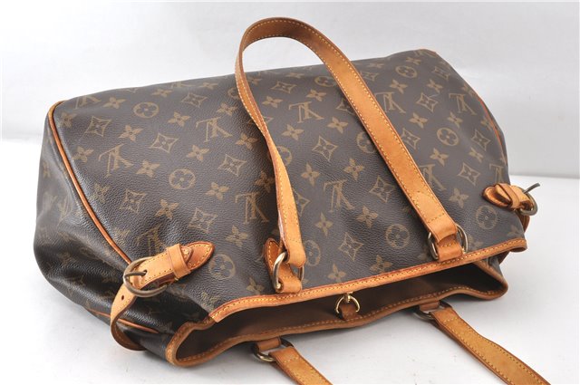Authentic Louis Vuitton Monogram Batignolles Horizontal Tote Bag M51154 LV 0315G