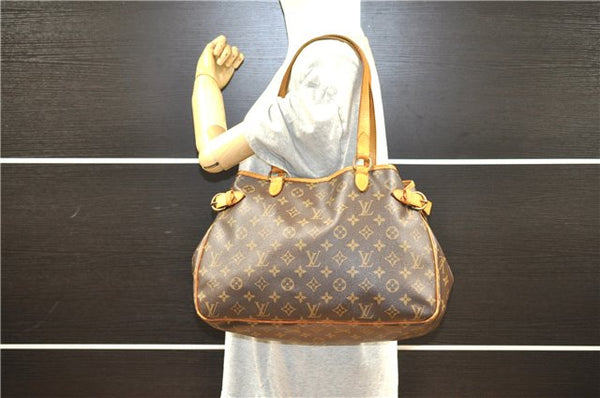 Authentic Louis Vuitton Monogram Batignolles Horizontal Tote Bag M51154 LV 0315G
