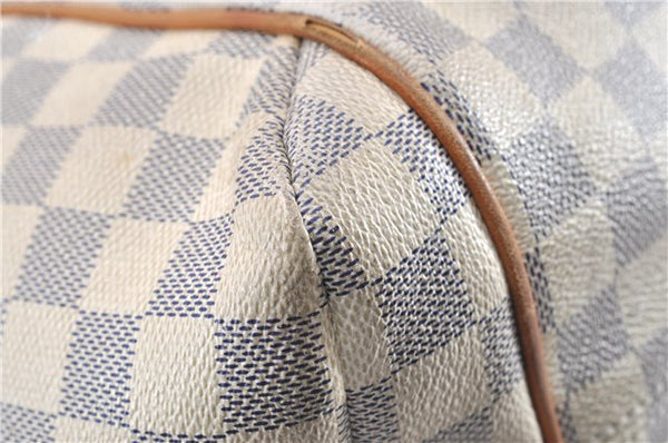 Authentic Louis Vuitton Damier Azur Totally MM Tote Bag N51262 LV 0316G