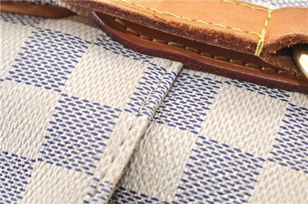 Authentic Louis Vuitton Damier Azur Totally MM Tote Bag N51262 LV 0316G