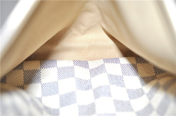 Authentic Louis Vuitton Damier Azur Totally MM Tote Bag N51262 LV 0316G