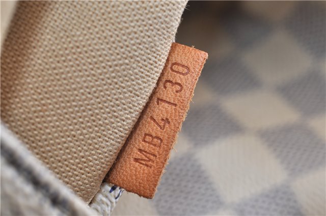 Authentic Louis Vuitton Damier Azur Totally MM Tote Bag N51262 LV 0316G