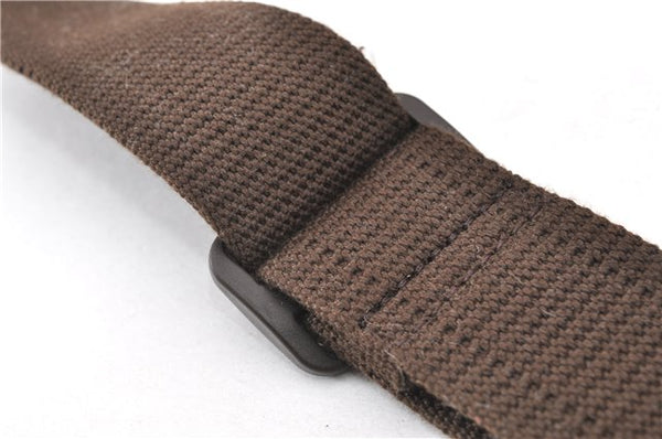 Authentic Louis Vuitton Canvas Leather Shoulder Strap Brown 35.9-55.2"" LV 0317G