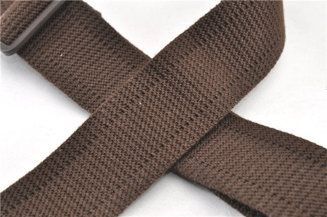 Authentic Louis Vuitton Canvas Leather Shoulder Strap Brown 35.9-55.2