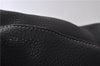 Authentic Burberrys Vintage Leather Hand Bag Purse Black 0318D