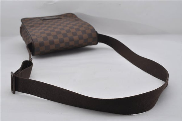 Authentic Louis Vuitton Damier Brooklyn PM Shoulder Cross Bag N51210 LV 0318F