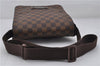 Authentic Louis Vuitton Damier Brooklyn PM Shoulder Cross Bag N51210 LV 0318F