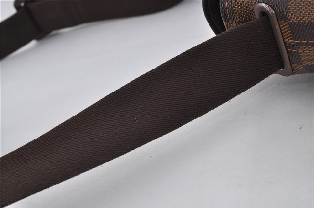 Authentic Louis Vuitton Damier Brooklyn PM Shoulder Cross Bag N51210 LV 0318F