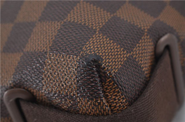 Authentic Louis Vuitton Damier Brooklyn PM Shoulder Cross Bag N51210 LV 0318F