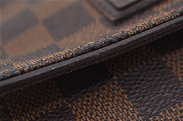 Authentic Louis Vuitton Damier Brooklyn PM Shoulder Cross Bag N51210 LV 0318F