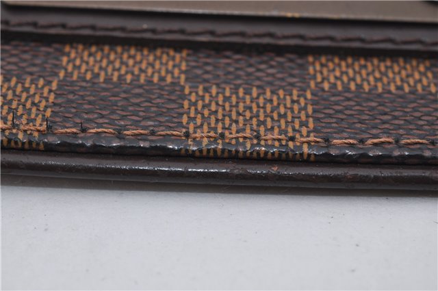 Authentic Louis Vuitton Damier Brooklyn PM Shoulder Cross Bag N51210 LV 0318F