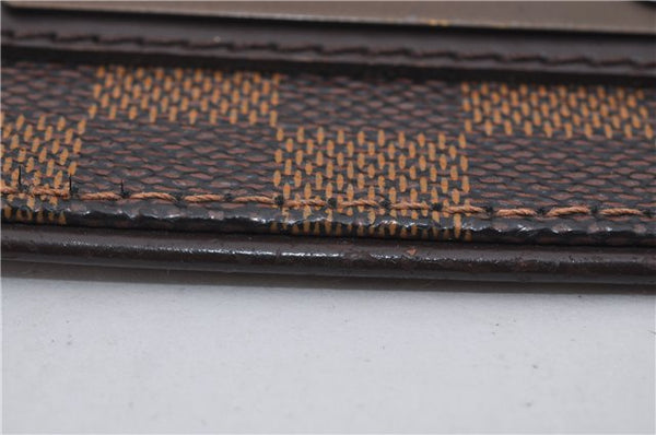 Authentic Louis Vuitton Damier Brooklyn PM Shoulder Cross Bag N51210 LV 0318F