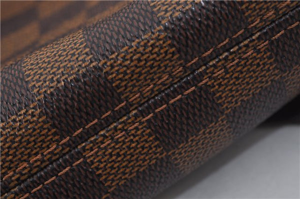 Authentic Louis Vuitton Damier Brooklyn PM Shoulder Cross Bag N51210 LV 0318F