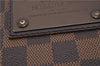 Authentic Louis Vuitton Damier Brooklyn PM Shoulder Cross Bag N51210 LV 0318F