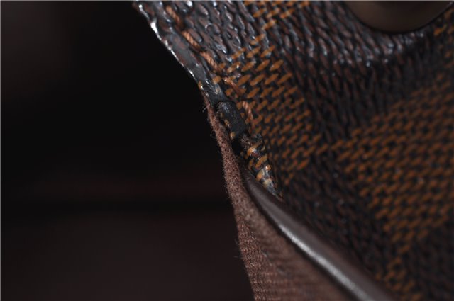 Authentic Louis Vuitton Damier Brooklyn PM Shoulder Cross Bag N51210 LV 0318F