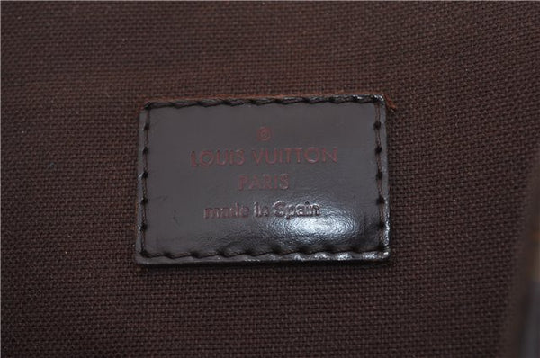 Authentic Louis Vuitton Damier Brooklyn PM Shoulder Cross Bag N51210 LV 0318F