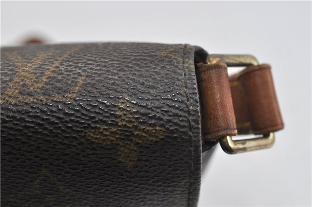 Authentic Louis Vuitton Monogram Musette Tango Shoulder Bag M51257 LV 0319D