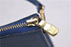 Authentic Louis Vuitton Epi Pochette Accessoires Pouch Blue M52945 LV 0319F