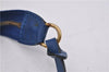 Authentic Louis Vuitton Epi Pochette Accessoires Pouch Blue M52945 LV 0319F