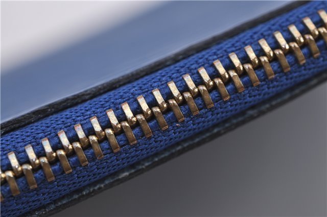 Authentic Louis Vuitton Epi Pochette Accessoires Pouch Blue M52945 LV 0319F