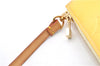 Authentic Louis Vuitton Vernis Lexington Hand Bag Pouch Yellow M91058 LV 0319G