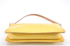 Authentic Louis Vuitton Vernis Lexington Hand Bag Pouch Yellow M91058 LV 0319G