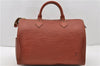 Authentic Louis Vuitton Epi Speedy 30 Hand Bag Brown M43003 LV 0320D